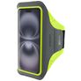 Mobiparts Comfort Fit Handyhalterung Joggen iPhone 16 Sporthülle Neopren Sportarmband - Neon Green