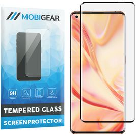 Mobigear Curved OPPO Find X2 Pro Panzerglas Gehärtetes Glas Displayschutz - Hüllenfreundlich - Schwarz