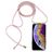 Mobigear Lanyard iPhone XS Flexibles TPU Handykette - Transparent / Roségold