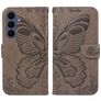 Mobigear Butterfly Samsung Galaxy S26 FE Hülle Klapphülle Geldbörse - Grau