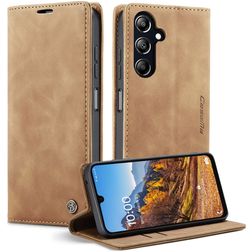 CaseMe 013 Samsung Galaxy A16 Klapphülle Portemonnaie - Braun