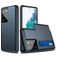 Mobigear Brushed Credit Card Slot Case Blue Samsung Galaxy S21 Ultra