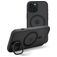 Mobilize Hybrid Pro iPhone 15 MagSafe Hülle Hardcase Backcover Stoßfest - Schwarz