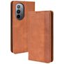 Mobigear Sensation Motorola Edge X30 Hülle Klapphülle Geldbörse - Cognac