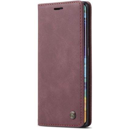 Caseme 013 Huawei Mate 30 Pro Hülle Klapphülle Geldbörse - Rot