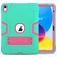 Mobigear ShieldStand iPad 10 (2022) Hülle Kunststoff,Silikon Backcover + Ständer - Pink / Türkis