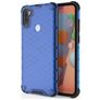 Mobigear Honeycomb Samsung Galaxy A11 Hülle Hardcase Backcover Stoßfest - Blau