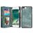 Caseme 008 iPhone 8 Plus Hülle Abnehmbare 2in1 Klapphülle Geldbörse - Grün