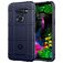 Mobigear Rugged Shield LG G8 ThinQ Hülle Flexibles TPU Backcover Stoßfest - Blau