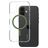 CARE by PanzerGlass Urban Combat iPhone 16 MagSafe Hardcase Backcover - Transparent / Grün