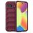 Mobigear Bumpy Google Pixel 10a Hülle Flexibles TPU Backcover - Wine Red