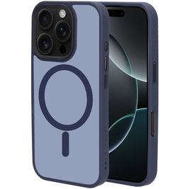 Mobiparts Hardcover iPhone 16 Pro MagSafe Hülle Hardcase Backcover - Satin Blue