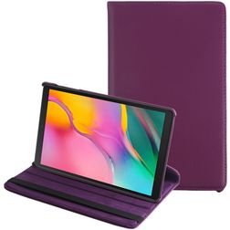 Mobigear DuoStand Samsung Galaxy Tab A 10.1 (2019) Hülle Drehbare Klapphülle - Lila
