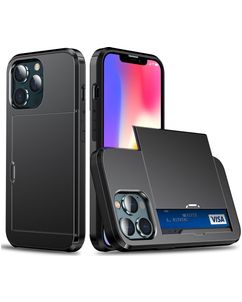 Mobigear Rugged Credit Card Case Black Apple iPhone 12 / 12 Pro