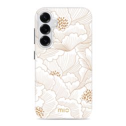 MIO Samsung Galaxy S25 Plus MagSafe Hülle Hardcase Backcover - White Roses