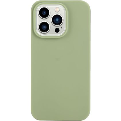 Mobigear Colors iPhone 14 Pro Max Hülle Flexibles TPU Backcover - Grün