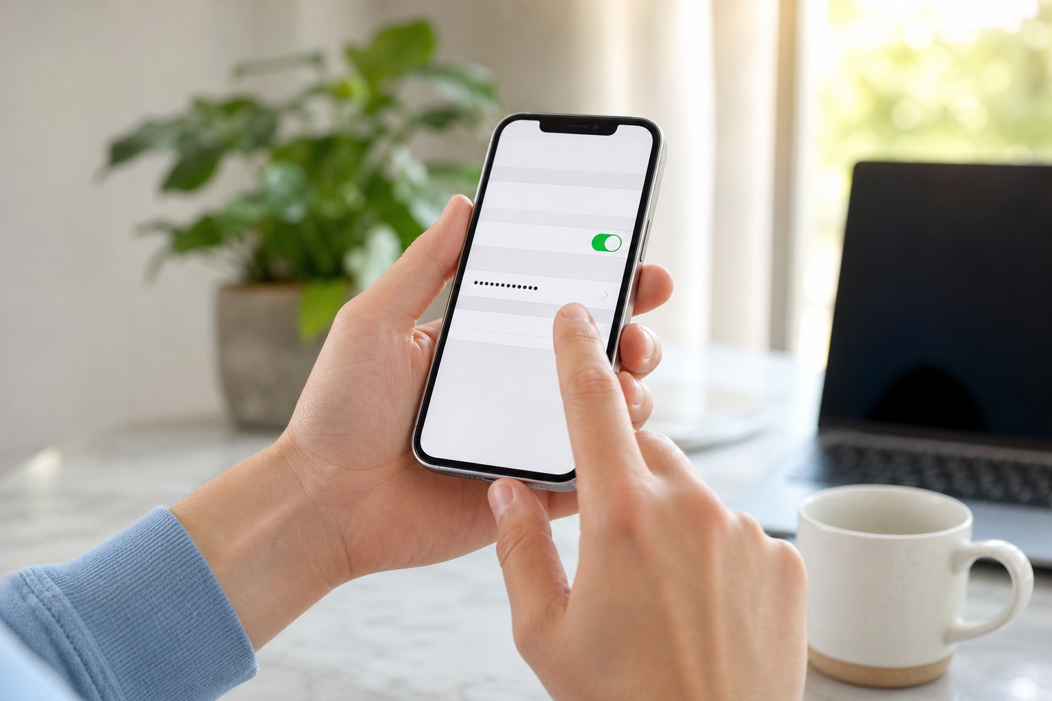Persönlichen Hotspot auf einem Apple iPhone einrichten
