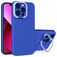 Mobigear Cube iPhone 14 Hülle Hardcase Backcover mit Ständer - Blau