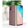 Mobigear Racing OPPO Reno 4 Hülle Flexibles TPU Backcover - Braun