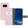 Mobiparts Saffiano Wallet Samsung Galaxy S8 Hülle Klapphülle Geldbörse - Pink