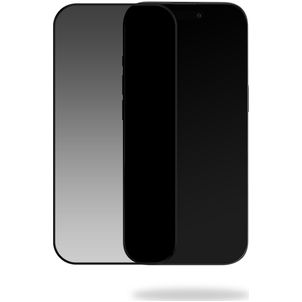 Mobilize iPhone 16 Pro Panzerglas Gehärtetes Glas Displayschutz Privacy - Hüllenfreundlich - Schwarz