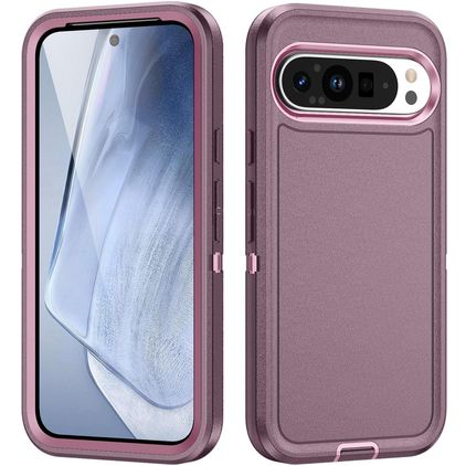 Mobigear Rugged Google Pixel 9 Pro Hülle Hardcase Backcover Stoßfest - Lila