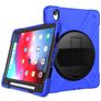 Mobigear SureGrip XGuard iPad Air 11 Zoll (2024) Hülle Kunststoff,Silikon Backcover + Stifthalter + Schulterträger + Ständer - Blau