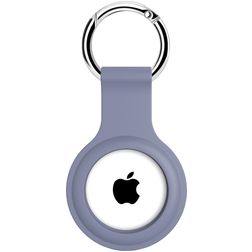 Xccess Keychain Apple AirTag Hülle Flexibles Silikon Schlüsselanhänger - Lavender