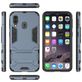 Mobigear Armor Stand Samsung Galaxy A40 Hülle Hardcase Backcover Stoßfest mit Ständer - Marineblau