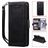 Mobigear Two Tone iPhone SE (2022) Hülle Klapphülle Geldbörse - Schwarz