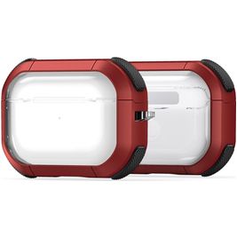 Mobigear Shockproof Apple AirPods Pro 1 Hardcase Hülle - Rot