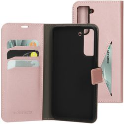 Mobiparts Classic Wallet Samsung Galaxy S21 FE Hülle Klapphülle Geldbörse - Pink