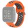 Mobigear Sport Plus Buckle Silikon Fitbit Versa 2 Armband Dornschließe - Orange / Grau