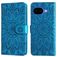 Mobigear Sunflower Google Pixel 10a Hülle Klapphülle Geldbörse - Blau
