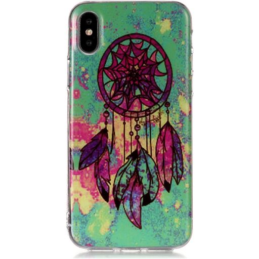 Mobigear Design iPhone XR Hülle Flexibles TPU Backcover - Traumfänger