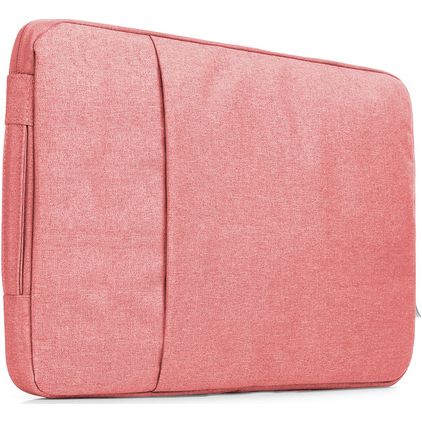 Mobigear Denim Zipper Laptop Sleeve 15 - 16 Zoll Laptop Hülle - Magenta