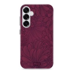 MIO Samsung Galaxy S25 Plus MagSafe Hülle Hardcase Backcover - Berry Blooms