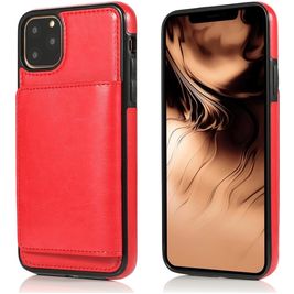 Mobigear Shock Proof Credit Card Case Red Apple iPhone 11 Pro