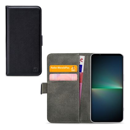 Mobilize Classic Gelly Wallet Sony Xperia 5 V Hülle Klapphülle Geldbörse - Schwarz