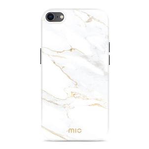 MIO iPhone SE (2022) MagSafe Hülle Hardcase Backcover - White Marble