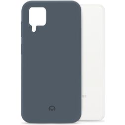 Mobilize Rubber Gelly Samsung Galaxy M12 Hülle Flexibles TPU Backcover - Matt Blue