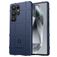 Mobigear Rugged Shield Samsung Galaxy S25 Ultra Hülle Flexibles TPU Backcover Stoßfest - Blau
