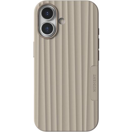 Nudient Bold iPhone 17 MagSafe Hülle Hardcase Backcover - Linen Beige