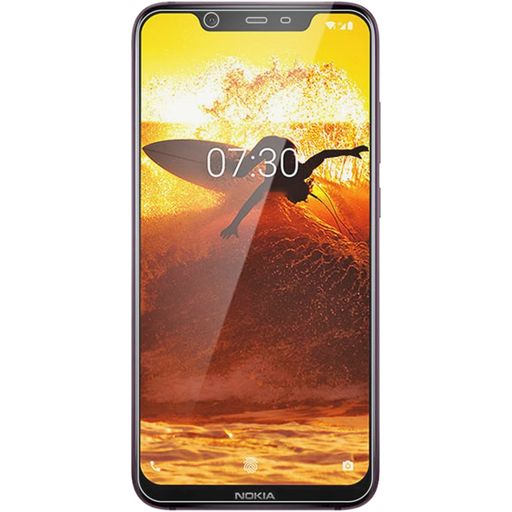Mobigear Nokia 8.1 Panzerglas Gehärtetes Glas Displayschutz - Hüllenfreundlich
