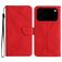 Mobigear Stitch iPhone 17 Pro Max Hülle Klapphülle Geldbörse - Rot