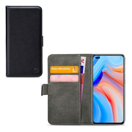 Mobilize Classic Gelly Wallet OPPO Reno 4 5G Hülle Klapphülle Geldbörse - Schwarz