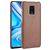 Mobigear Croco Xiaomi Redmi Note 9 Pro Hülle Hardcase Backcover - Braun