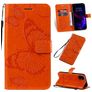 Mobigear Butterfly iPhone 11 Hülle Klapphülle Geldbörse - Orange