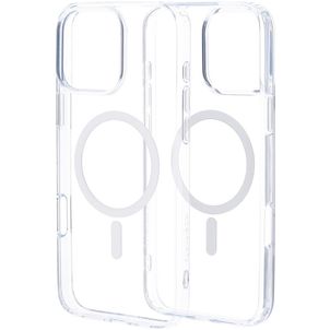 Mobiparts Hardcover Durchsichtig iPhone 16 Pro Max MagSafe Hülle Hardcase Backcover - Transparent