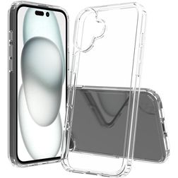 Mobigear Crystal Transparent iPhone 16 Plus Hardcase Backcover - Transparent